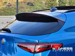 Alfa Romeo Stelvio Roof Spoiler - Carbon Fiber - Stile Italia Alfa Romeo Stelvio Roof Spoiler - Carbon Fiber - Stile Italia